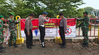 Gugus Tugas Covid-19 Lakukan Penyekatan Terbatas Gugus Tugas Covid-19 Lakukan Penyekatan Terbatas