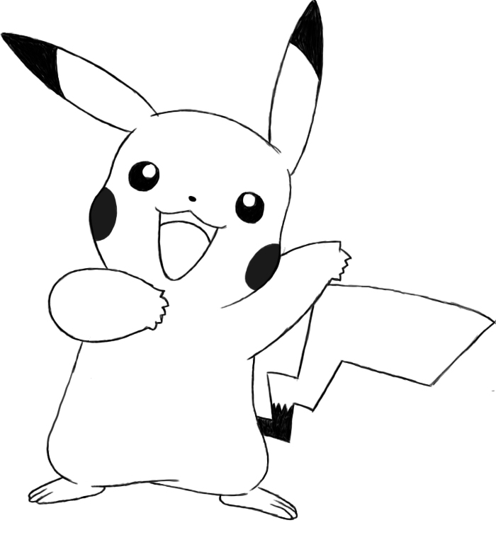 How to Draw Pikachu - Draw Central