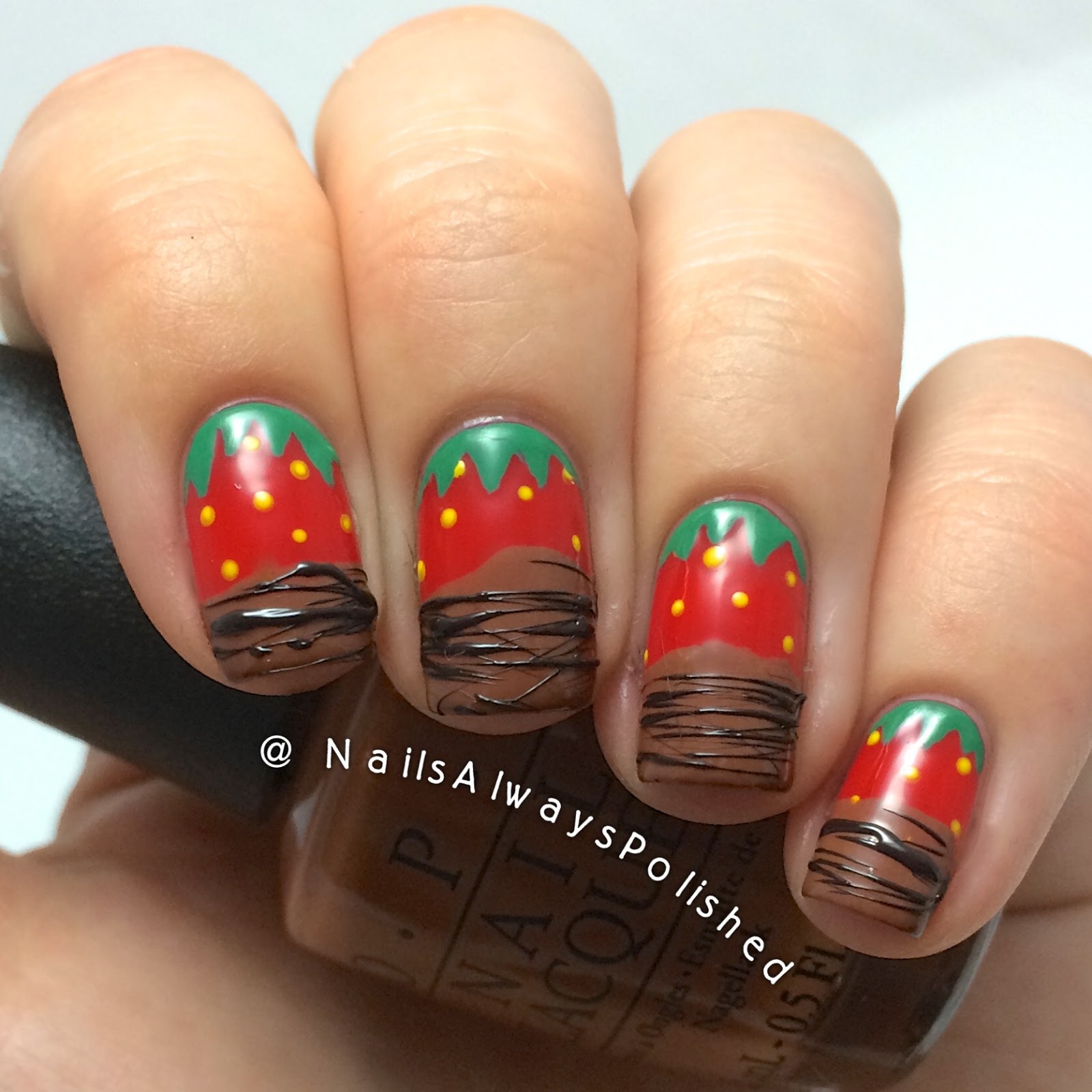 Nails Always Polished: Chocolate-covered Strawberries