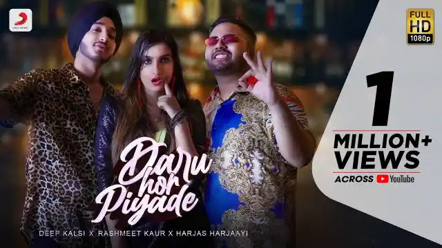 Daru Hor Piyade Lyrics In English - Deep Kalsi, Rashmeet Kaur, Harjas Harjaayi