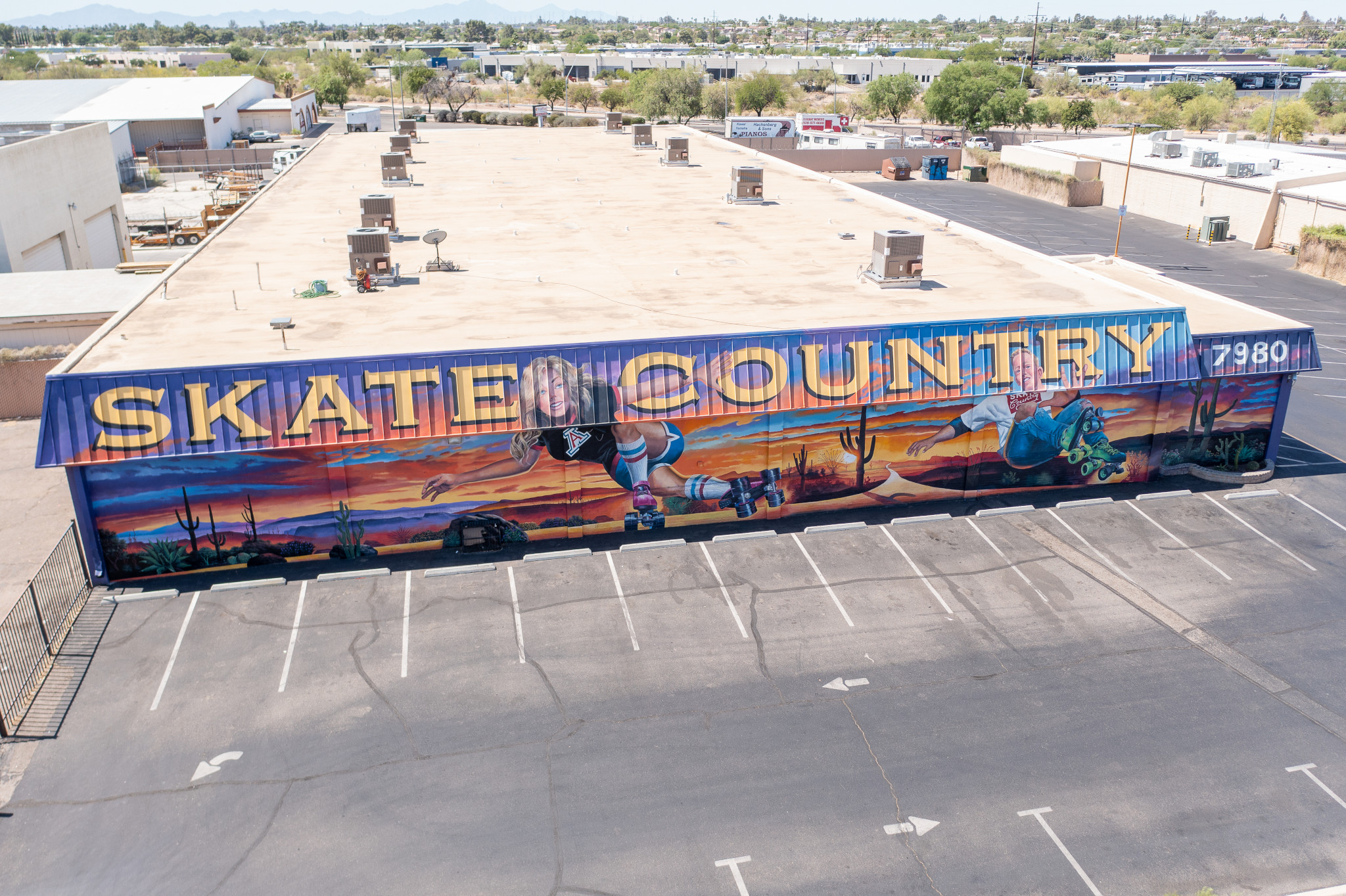 The Tucson Murals Project Roller Rink
