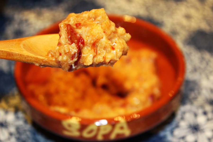 SOPA DE AJO CON BACALAO (ZURRUKUTUNA)