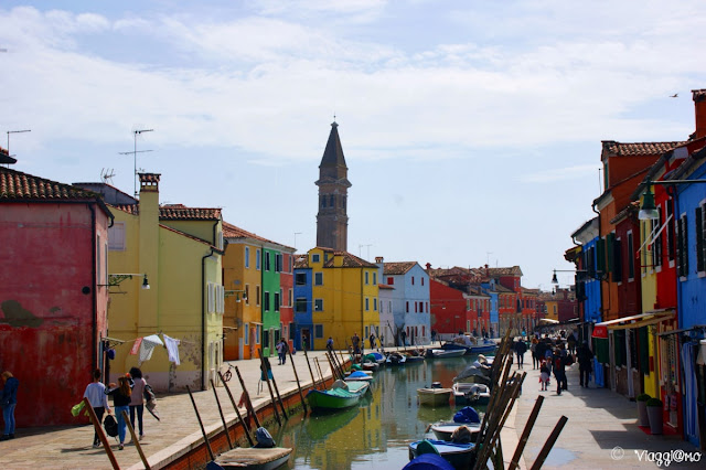 Le case dalle facciate colorate di Burano