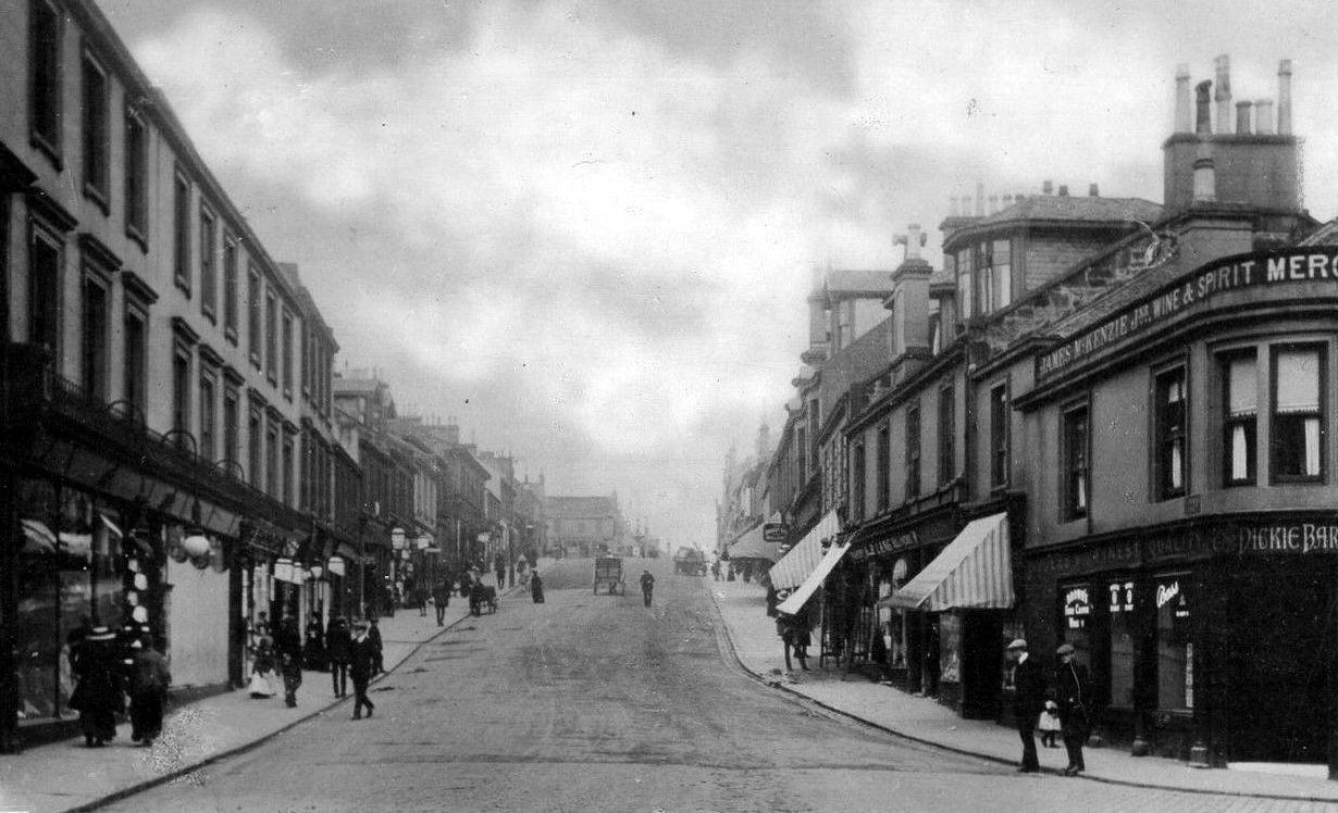Tour Scotland Old Photograph South Bridge Street Airdrie Scotland