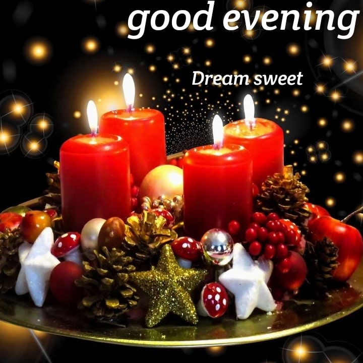 Good night candle images