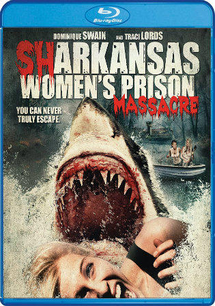 Sharkansas Womens Prison Massacre 2015 BRRip 300MB UNRATED Hindi Dual Audio 480p