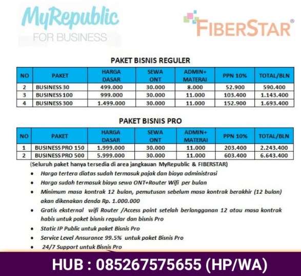Dy 7 Pasang Internet Myrepublic Palembang Fiberstar