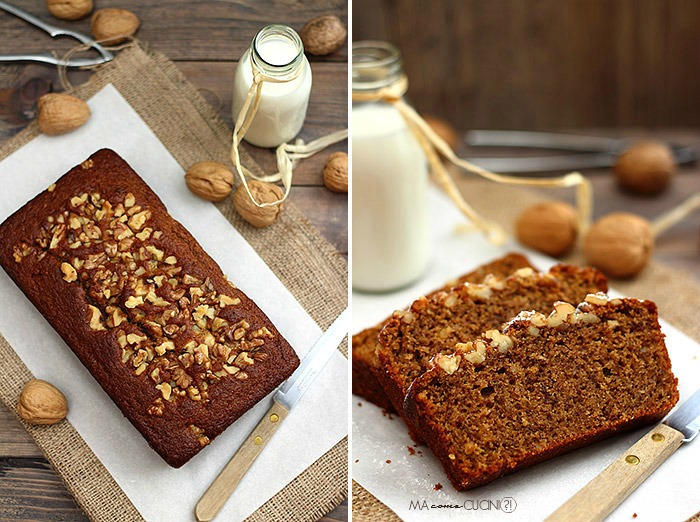 cake ai 5 cereali con noci e yogurt