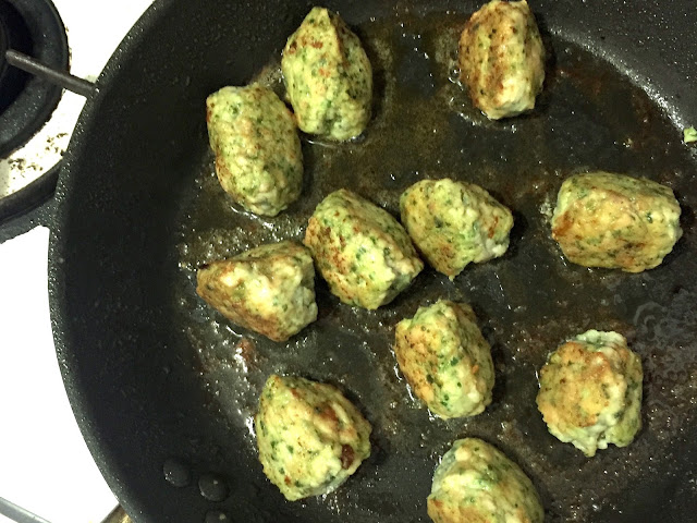 Green Chicken Meatballs | salt sugar and i