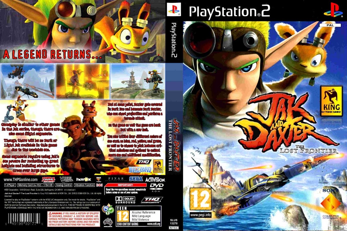 Jak and Daxter: The Lost Frontier "PT-PT" (PLAYSTATION 2) .