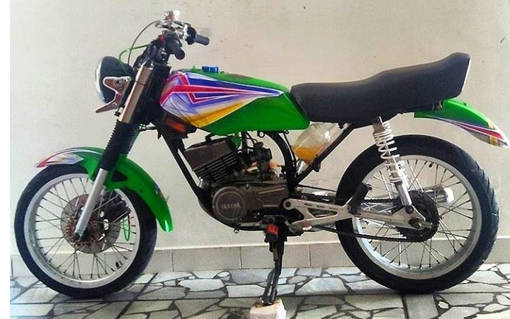 Modifikasi Rx King Warna Hijau Original / Polos / Botol / Stabilo