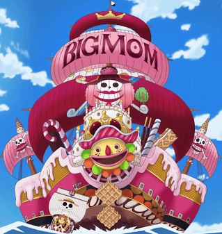 ワンピースアニメ | ビッグマム海賊団海賊船 | クイーン・ママ・シャンテ号 Queen Mama Chanter | ONE PIECE | Hello Anime !