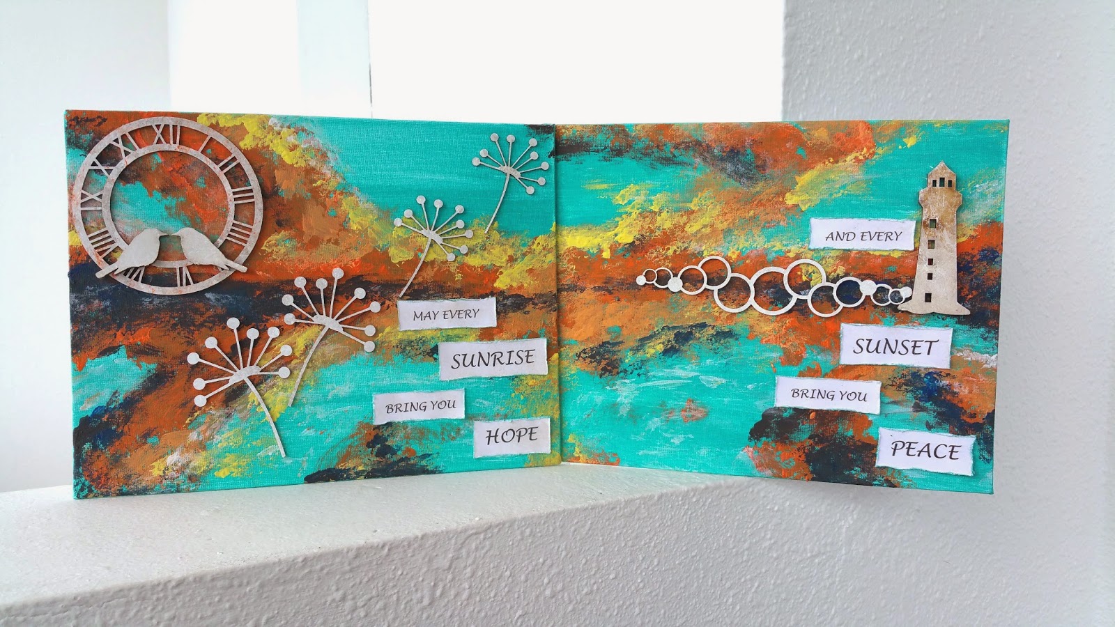 SaCrafters: 2-piece Inspirational Canvas