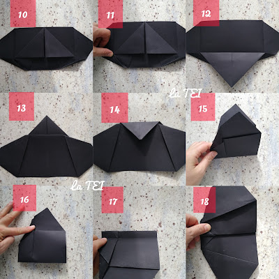 Tutorial pipistrello origami 2