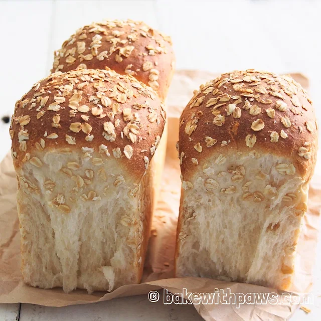 Oat Porridge Soft Sourdough Bread