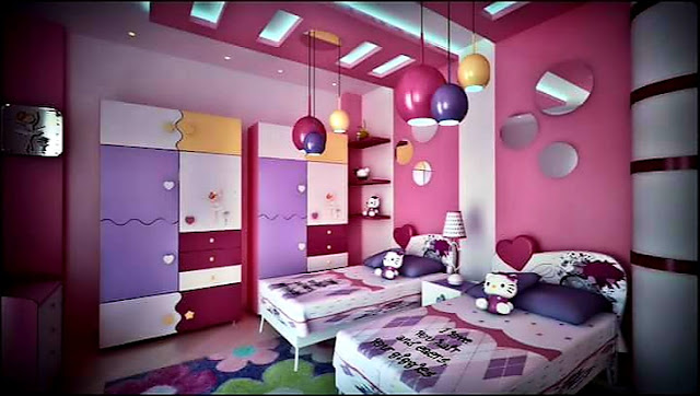 ديكورات غرف نوم اطفال اسقف معلقة غرف نوم اطفالPictures of children's bedroom decorations