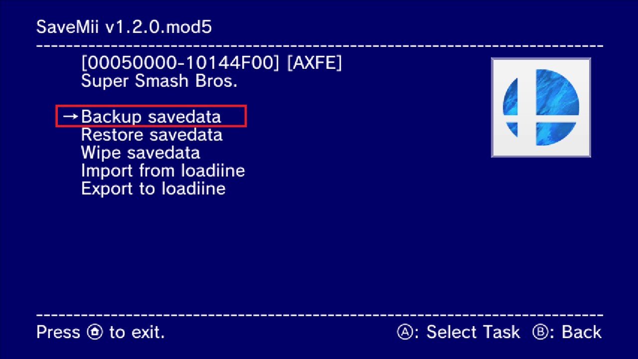 WiiU(vWii) セーブデータをバックアップ＆リストアできるSaveMii Mod紹介