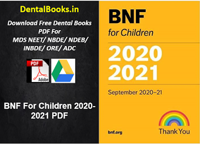 BNF For Children 2020-2021 PDF
