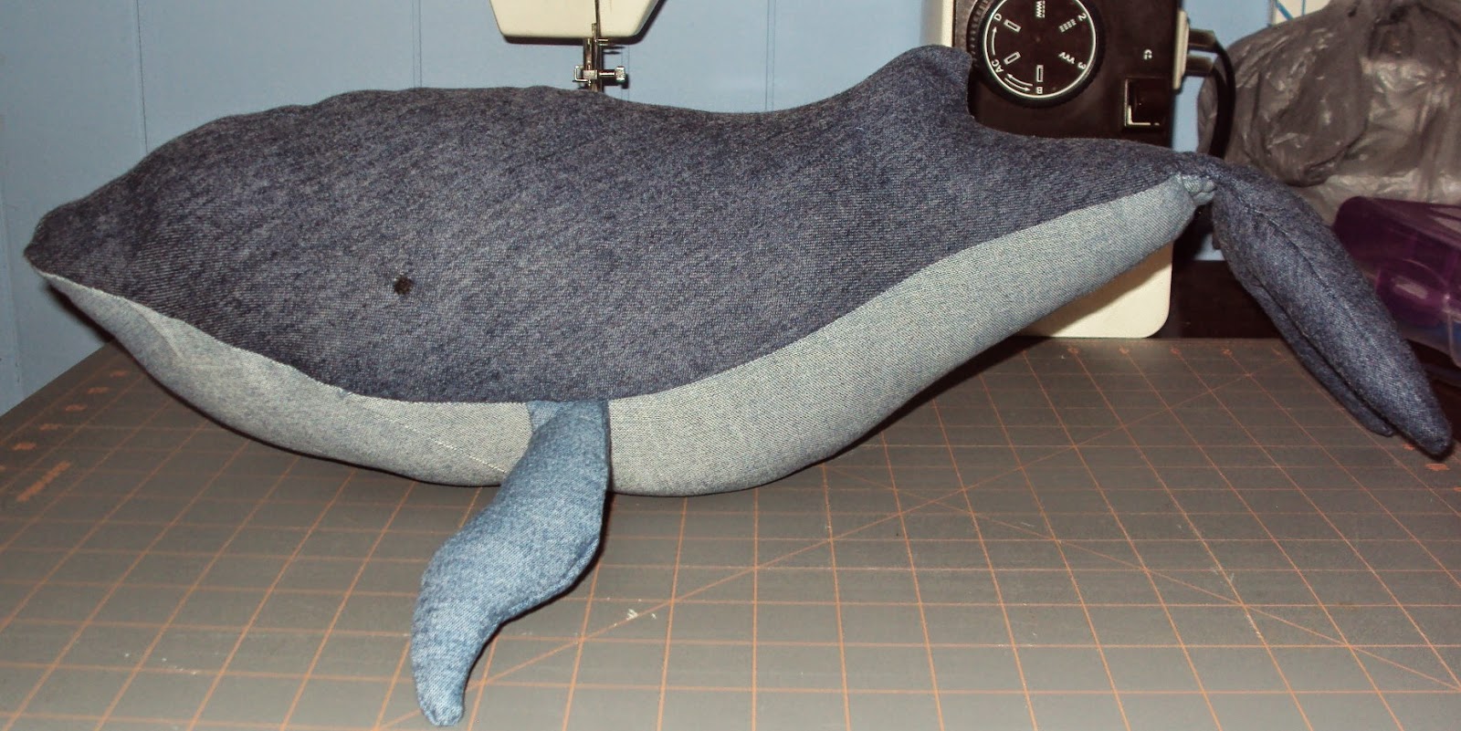 how to make a whale stuffed animal