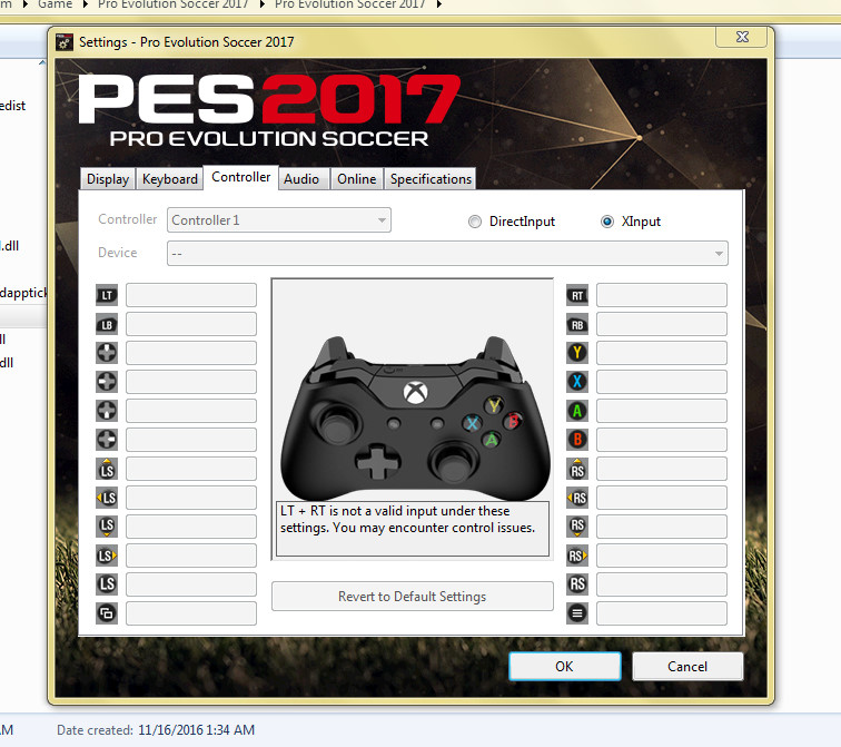 Cara Menggunakan Joystick di PES 17 GameFaier