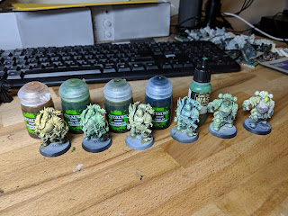 Painting the Death Guard, my AoP winning Army