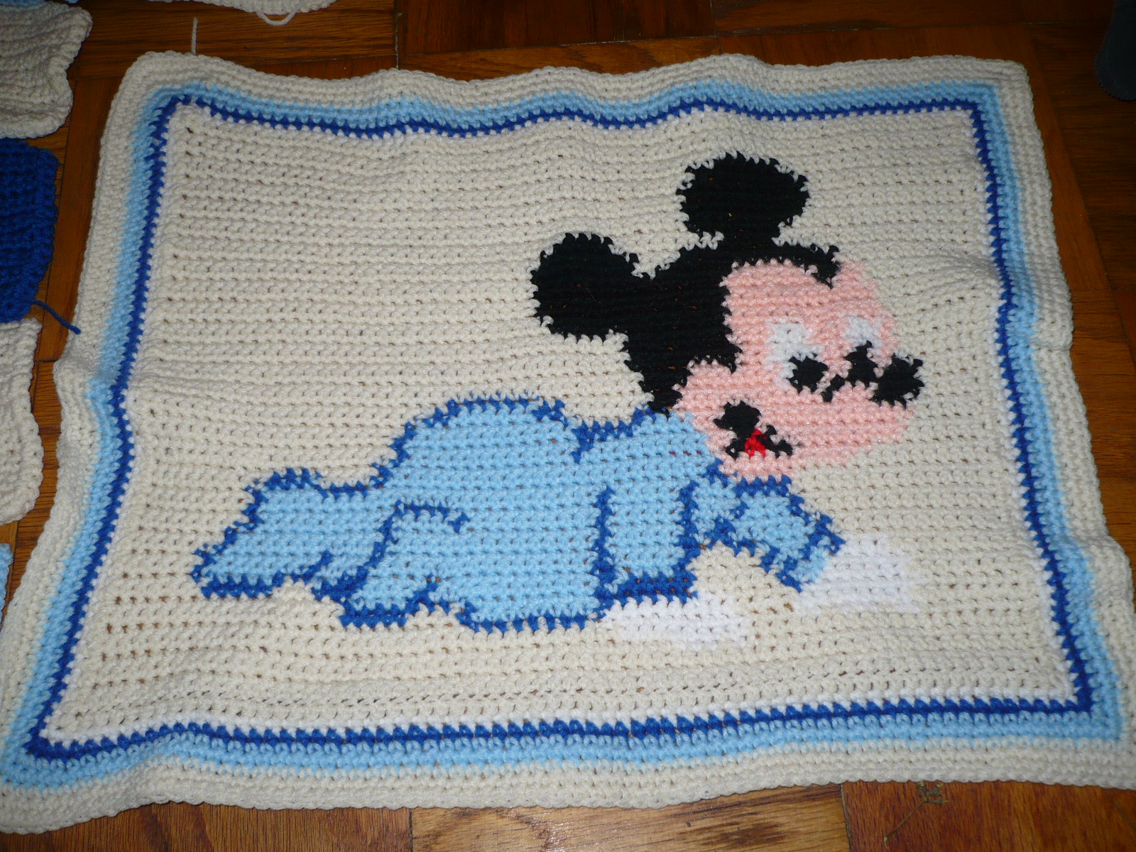 Stitches Baby Mickey Blanket