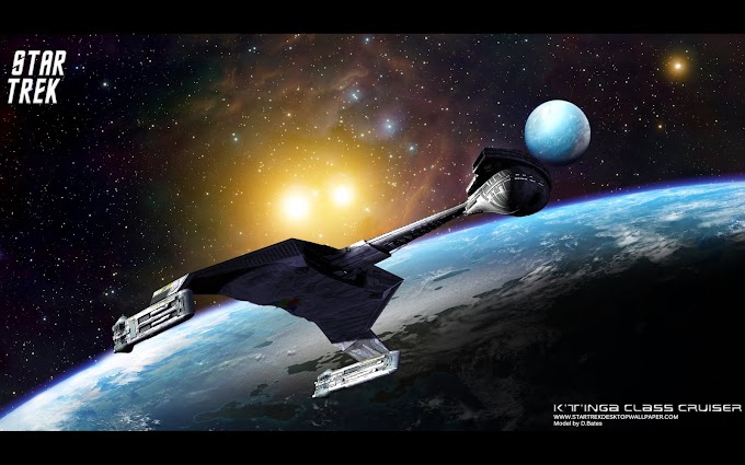 Star Trek K'T'Inga Class Cruiser Wallpaper