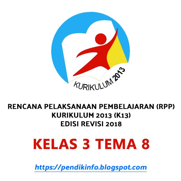 Download RPP Kelas 3 SD Kurikulum 2013 Edisi Revisi 2018 Tema 8