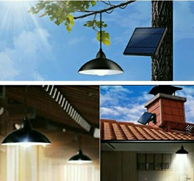 Lozayi Solar Lamp - Outdoor Shed Light with Remote - Powered by Sunlight