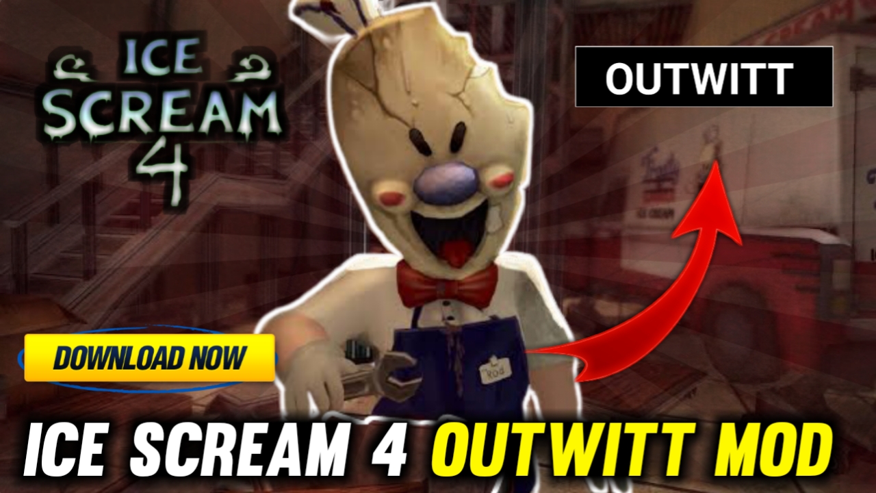 Скачай мороженщик outwitt. Ice Scream 4 Mod. Ice Cream 4 Outwitt. Outwitt Ice Scream 7. Outwitt Mod menu.