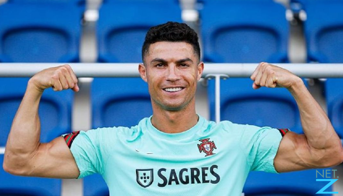 Cristiano Ronaldo at the age of 36 stays in shape