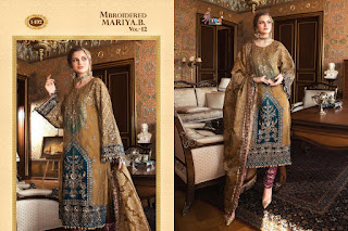 Shree Fab Mbroidered mariya b vol 12 Pakistani Suits
