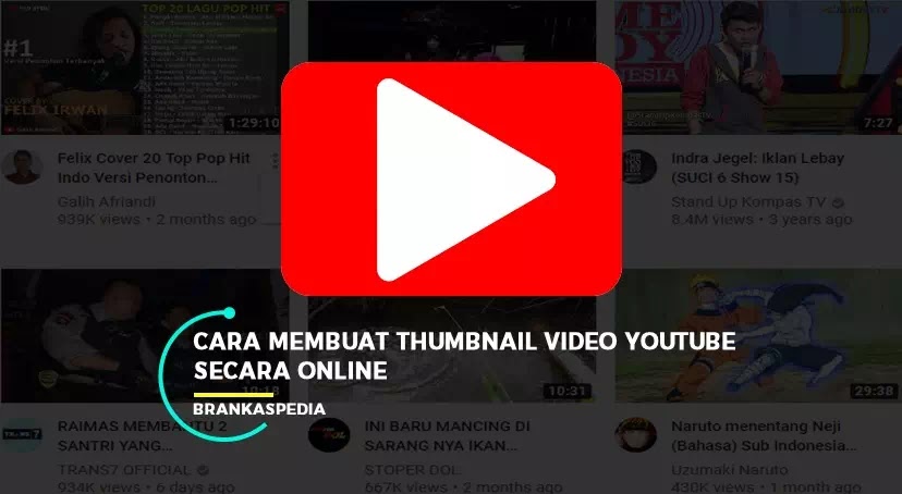 Cara Membuat Thumbnail Video Youtube Secara Online Brankaspedia Blog Tutorial Dan Tips