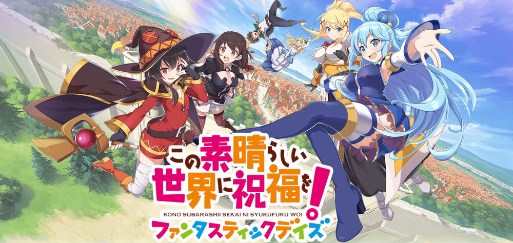 O jogo para smartphone KonoSuba Fantastic Days será lançado mundialmente  em 19 de Agosto