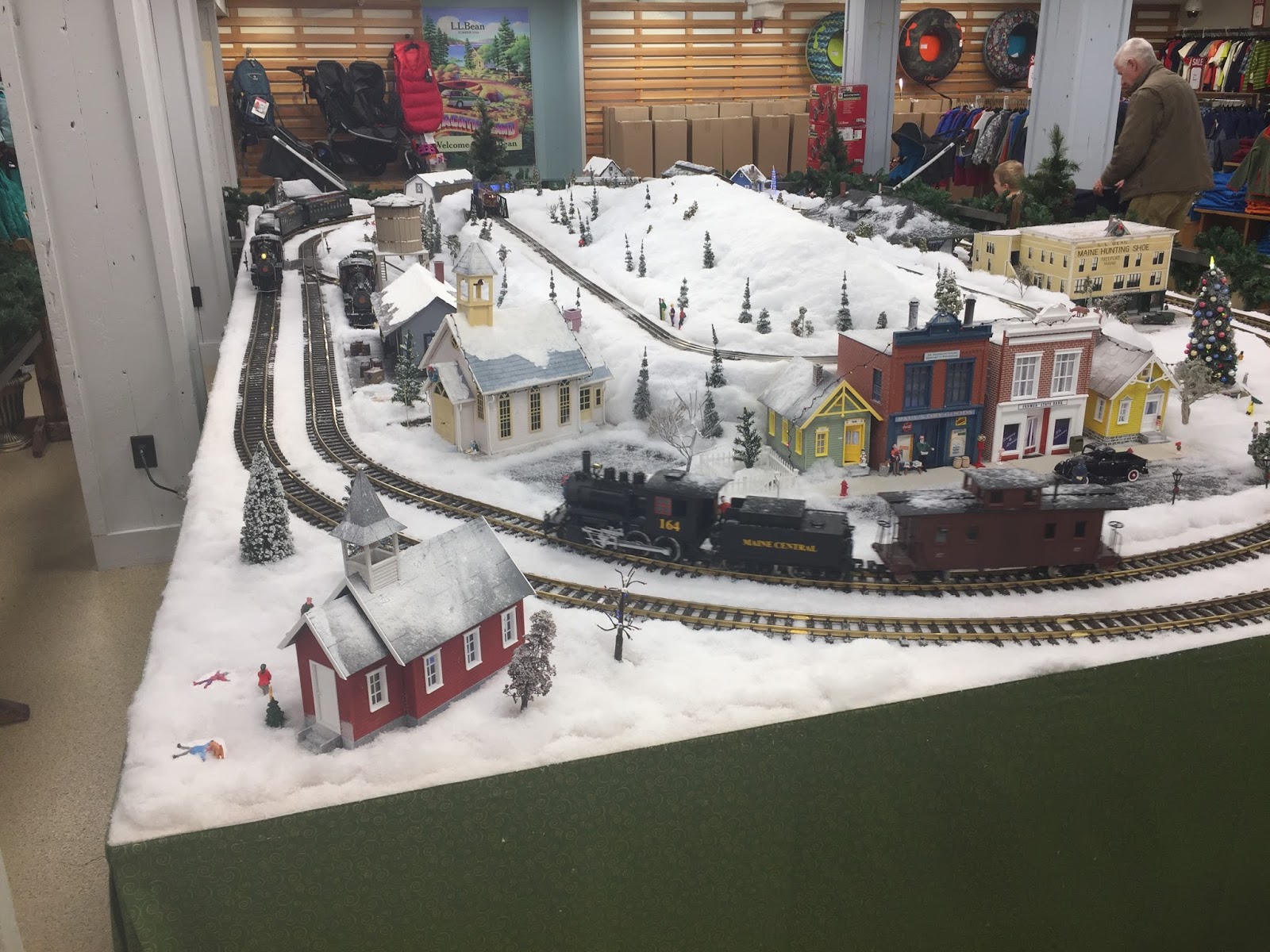 header Model Train Village at L.L. Bean in Freeport