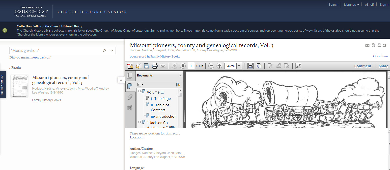 Gena's Genealogy Church Record Sunday Church History Library Catalog