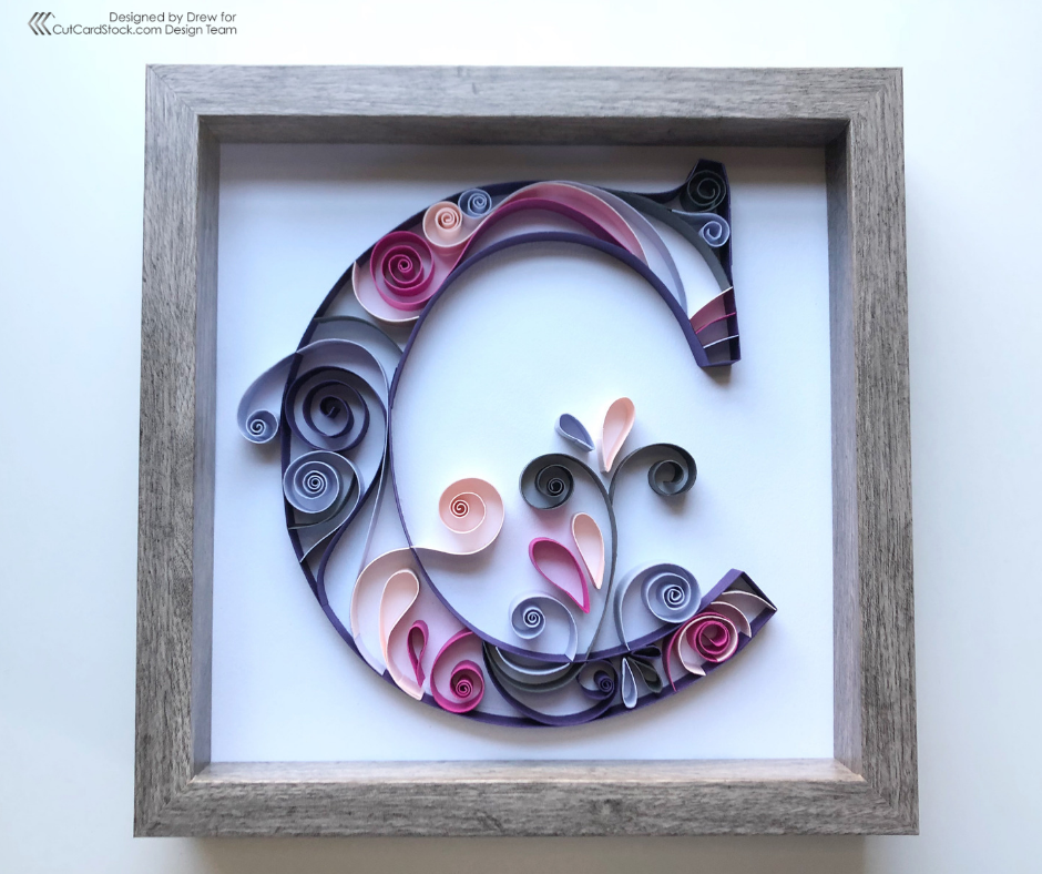 Paper Quilled Monogram
