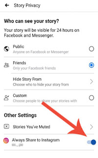 post from Facebook Story to Instagram Story     automatically How To Share Facebook Story To Instagram Story