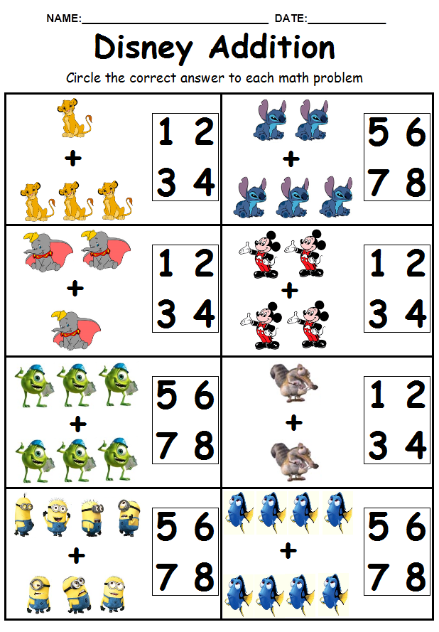 Fun Learning Worksheets For Kindergarten