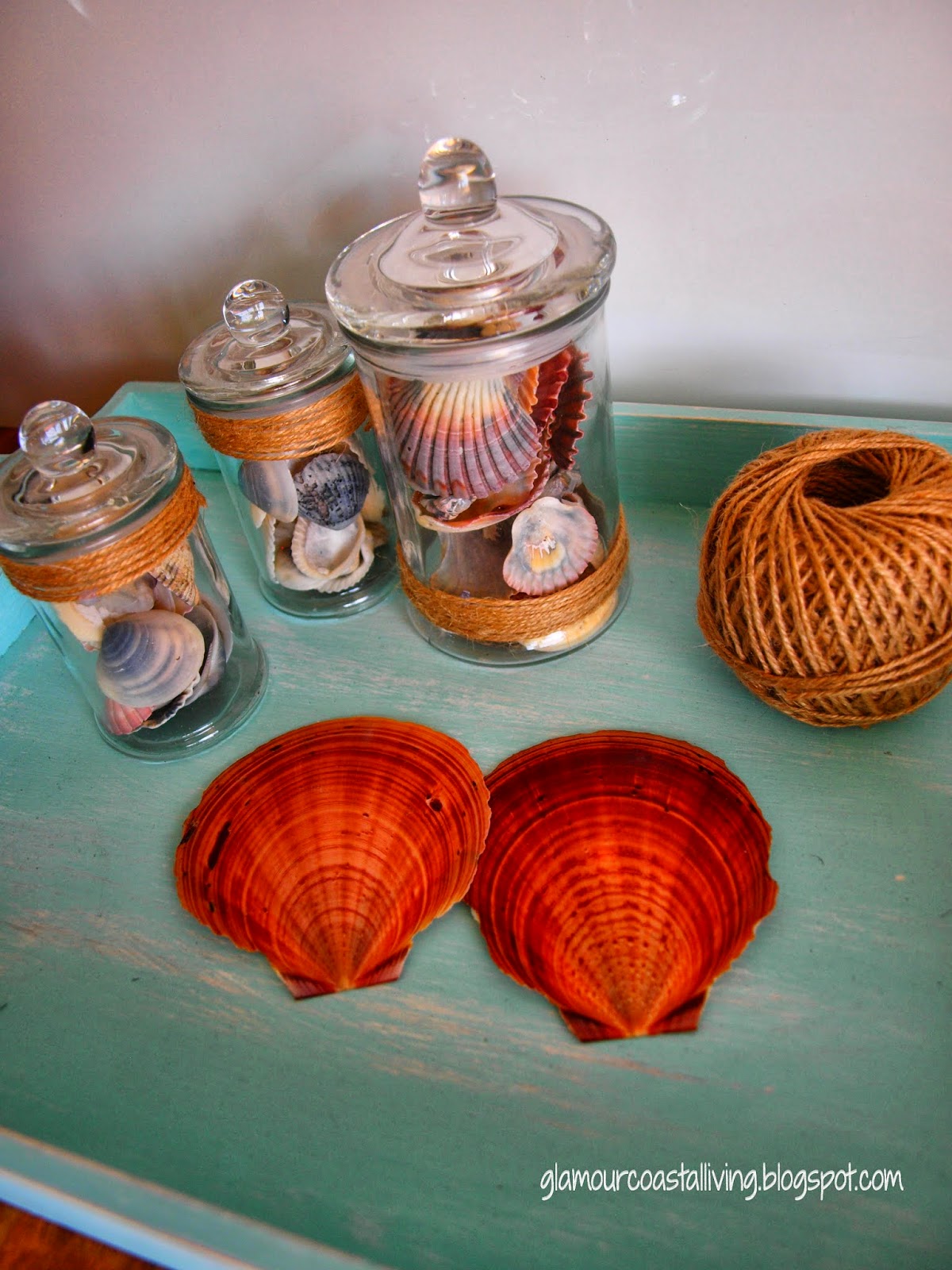Glamour Coastal Living: Upcycling glass jars
