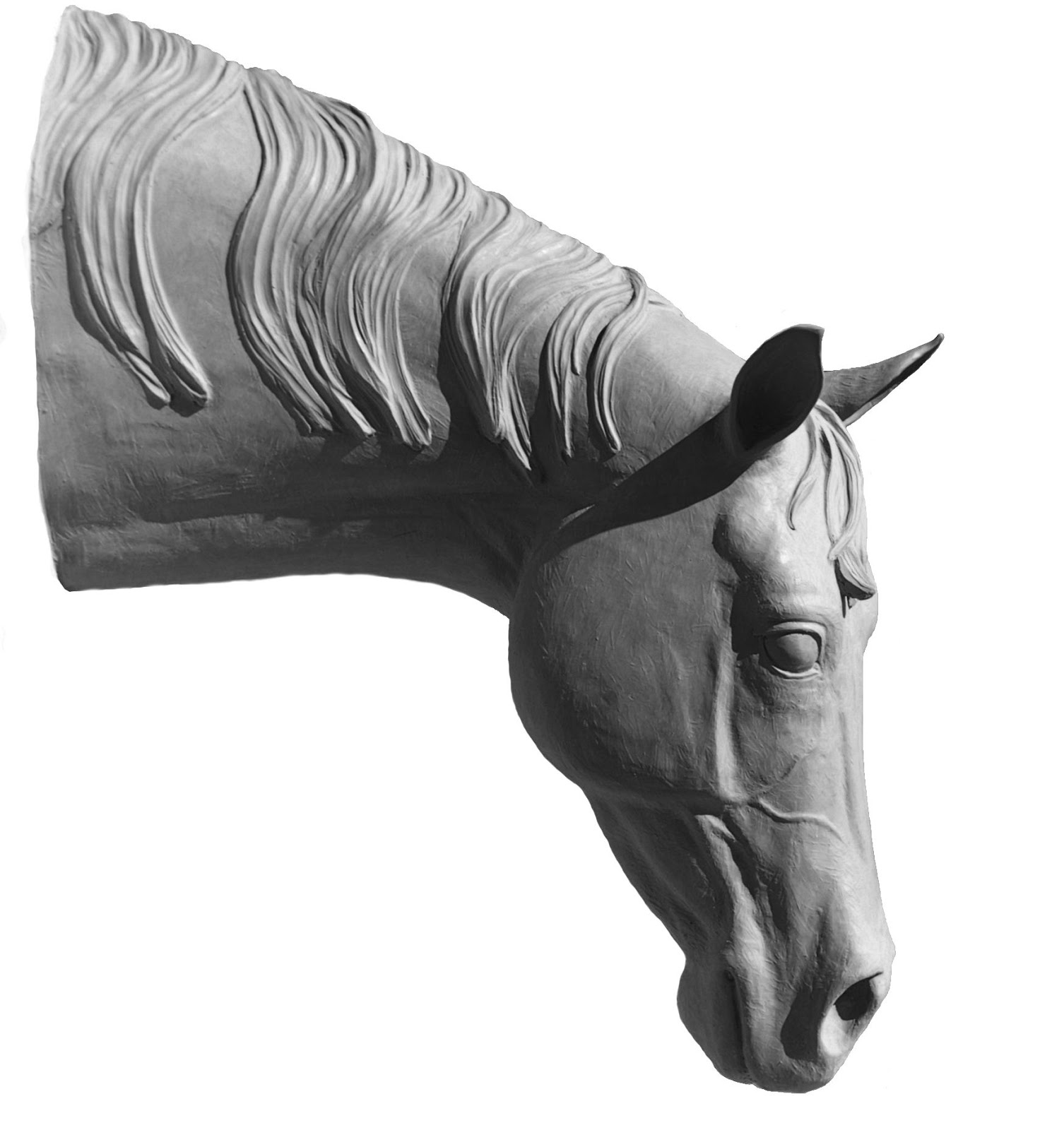 Bronze horse statues, horse art & the real horse