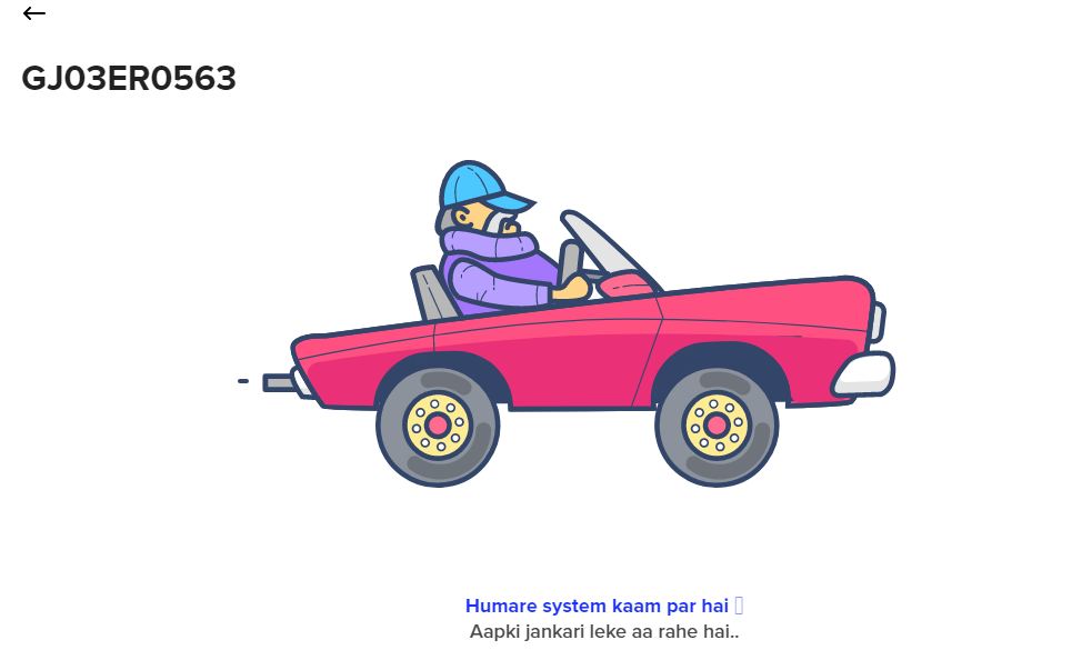 Vehicle owner details Vehicle rc details RTO Vehicle Information Online Check rto