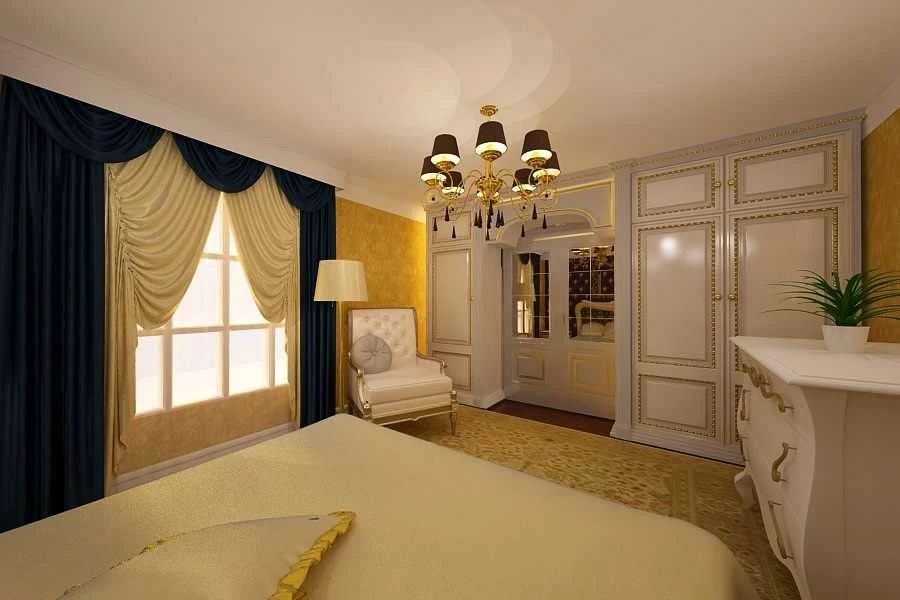 Design interior - dormitor - clasic de lux casa - Bucuresti | design interior dormitor clasic
