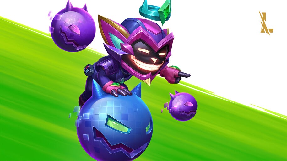Battle Boss Ziggs LoL Wild Rift 4K #4361a Wallpaper