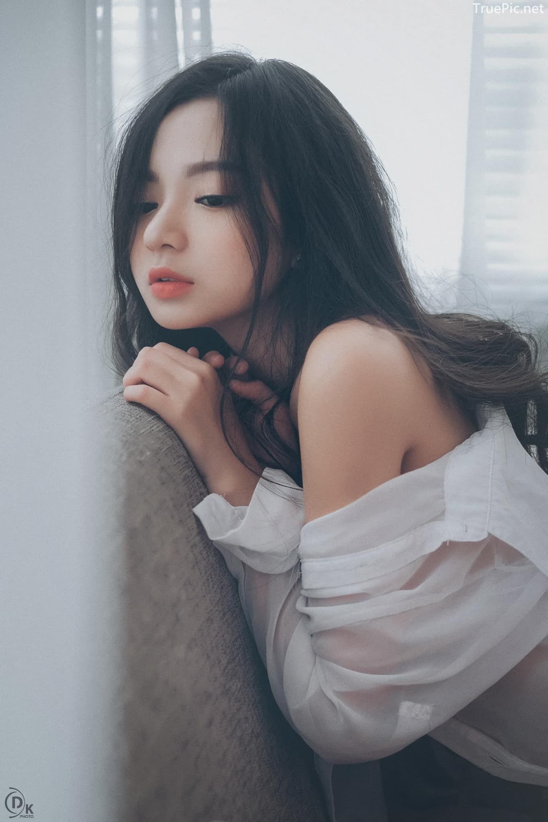 Vietnamese Sexy Model - Vu Ngoc Kim Chi - Beautiful in white - TruePic.net- Picture 11
