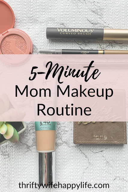 Quick 5-minute mom makeup routine #mommakeup #makeup