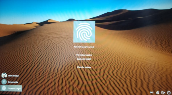 Разблокируйте компьютер с Windows с помощью сканера отпечатков пальцев Android