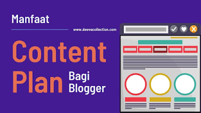 manfaat content plan bagi blogger