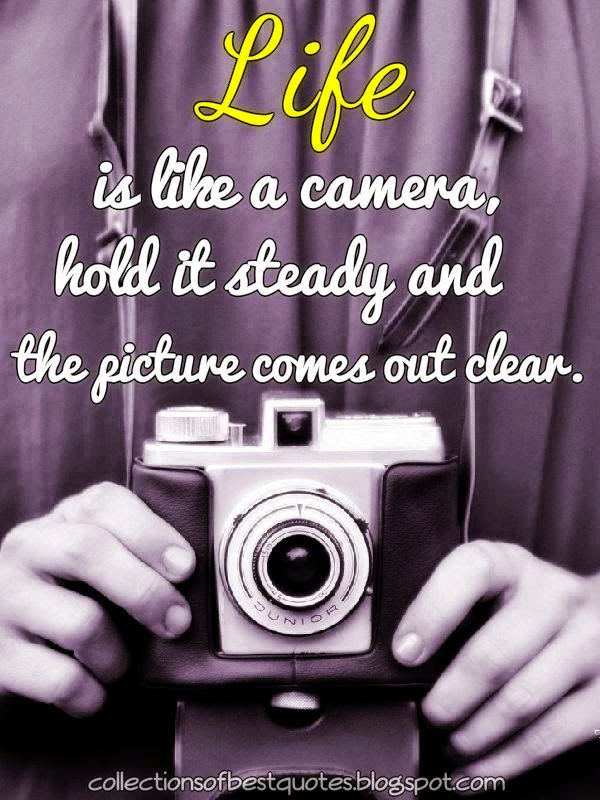 Collections Of Best Quotes Life is like camera