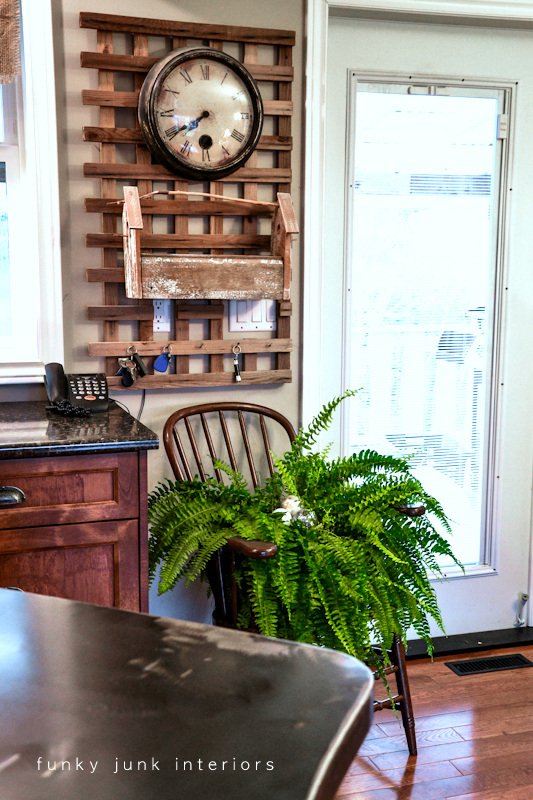 Christmas in the kitchen via Funky Junk Interiors - home tour 2012 Christmas in the kitchen via Funky Junk Interiors - home tour 2012